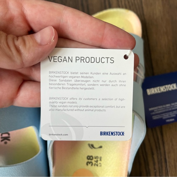 Birkenstock Arizona vegan sandals, sky blue size 38 - Picture 12 of 14